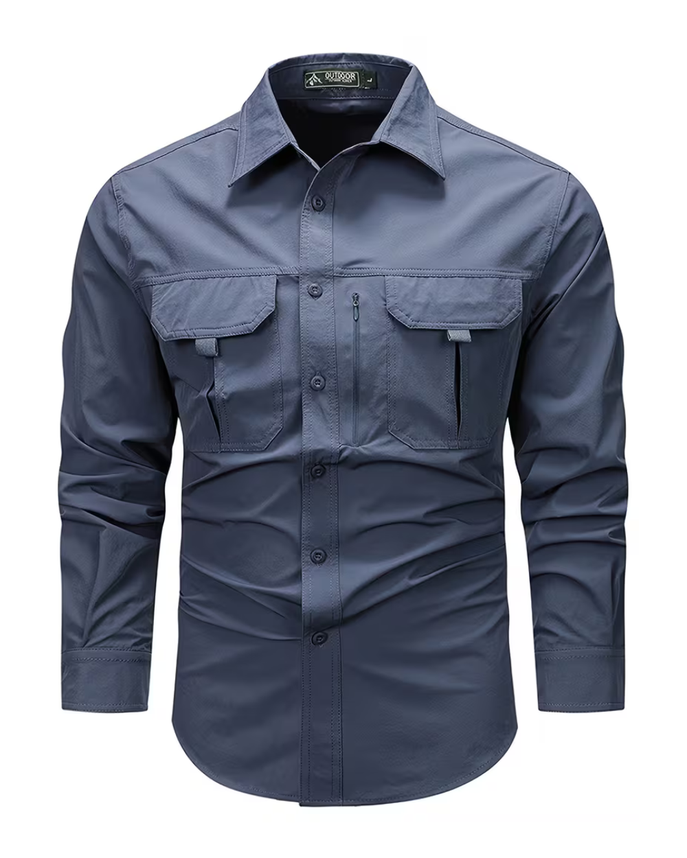 Men’s Tactical Stretch Shirt – Utility Pockets & Flexible Fit