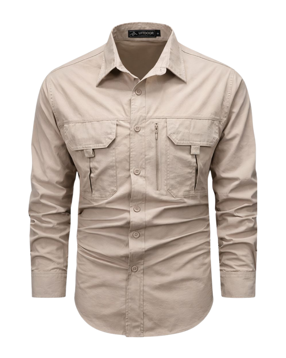 Men’s Tactical Stretch Shirt – Utility Pockets & Flexible Fit