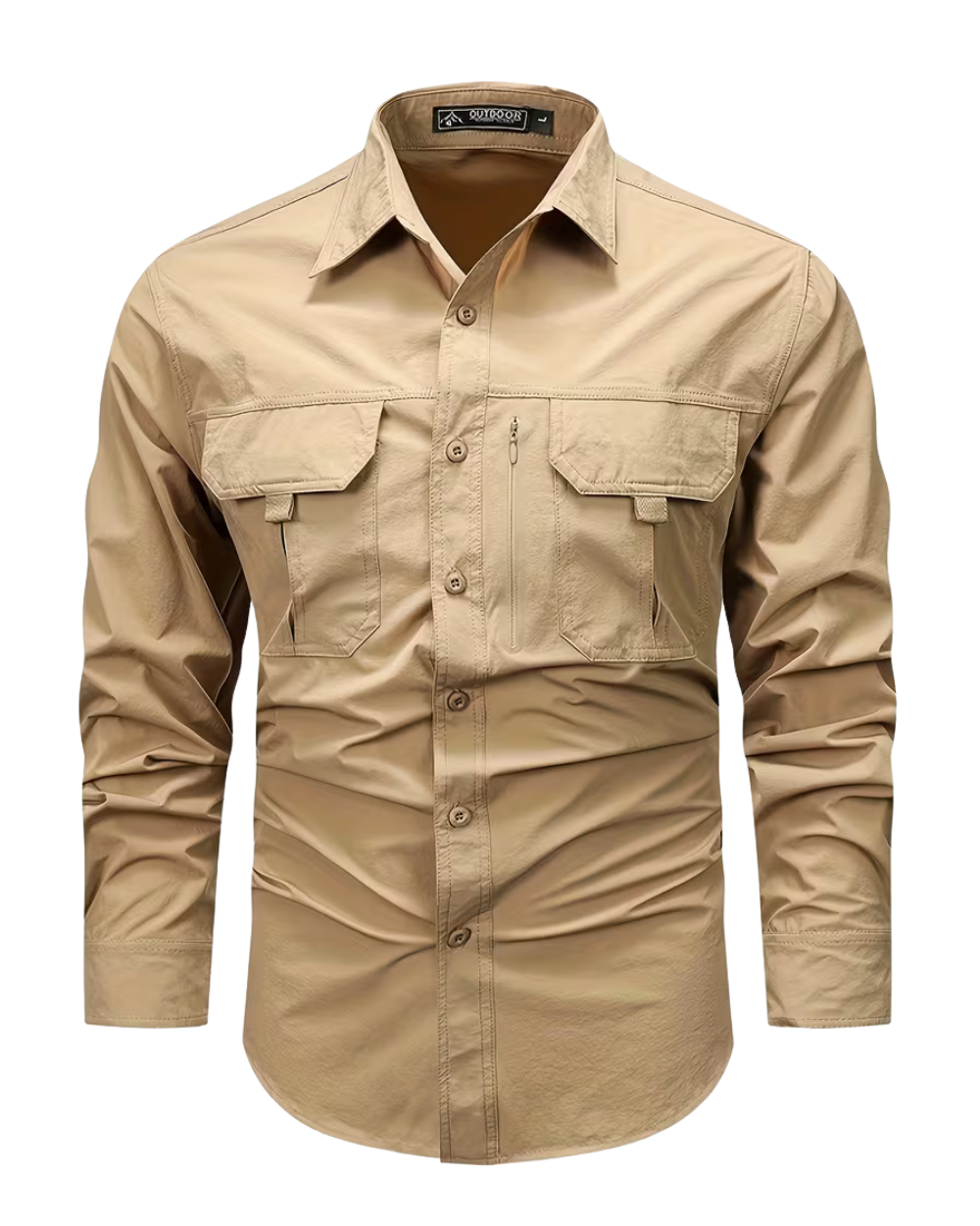 Men’s Tactical Stretch Shirt – Utility Pockets & Flexible Fit