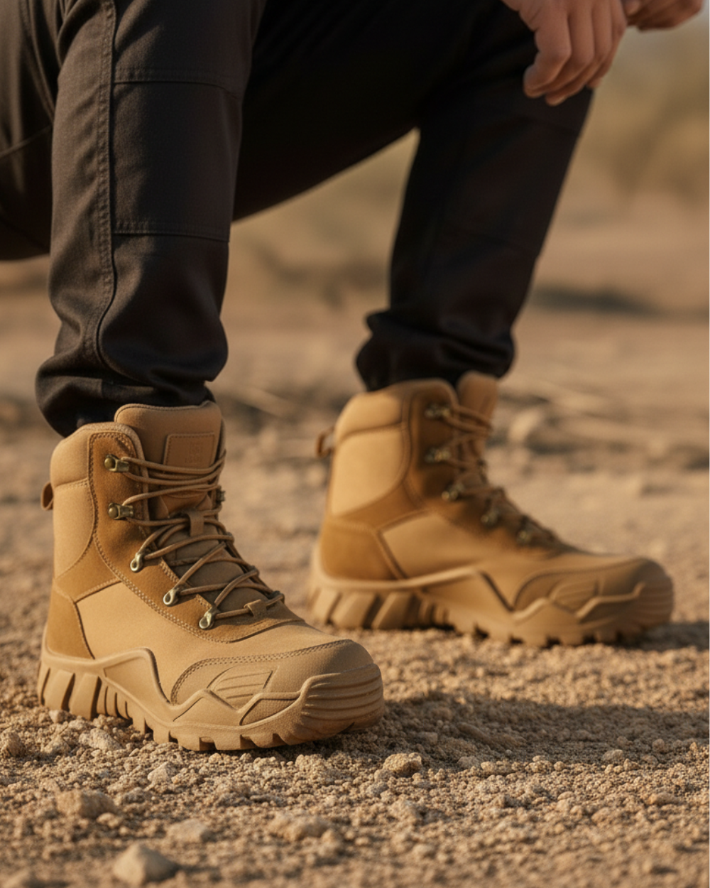 Men’s Outdoor Performance Boots – Waterproof Protection & Rugged Stability