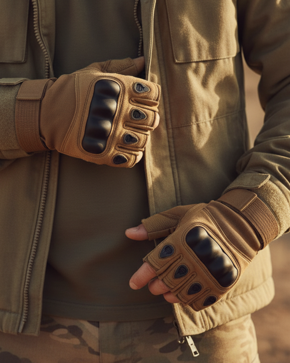 Men’s Outdoor Performance Gloves – Impact Protection & Flexible Grip