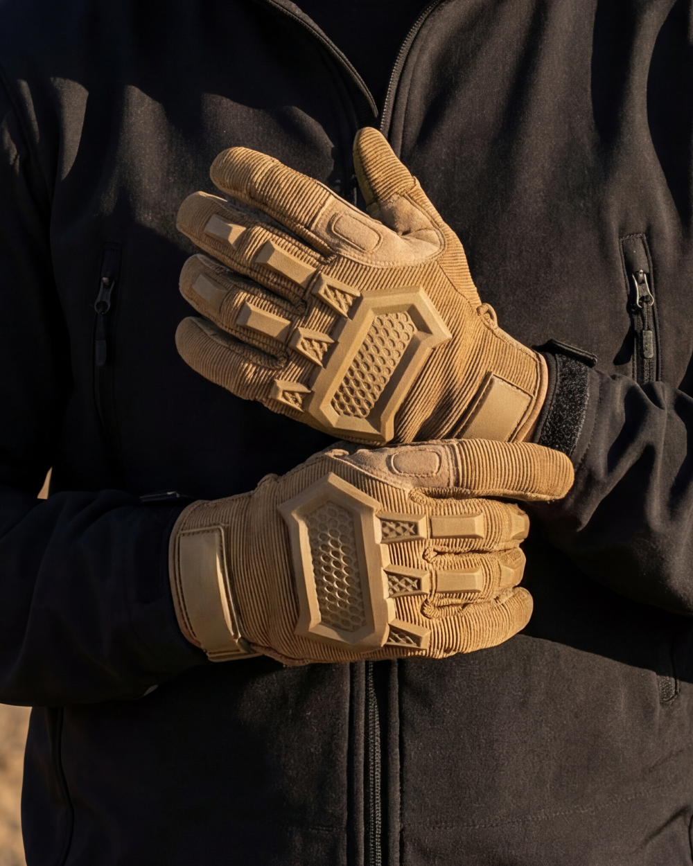 Men’s Outdoor Performance Gloves – Touchscreen & Knuckle Guard