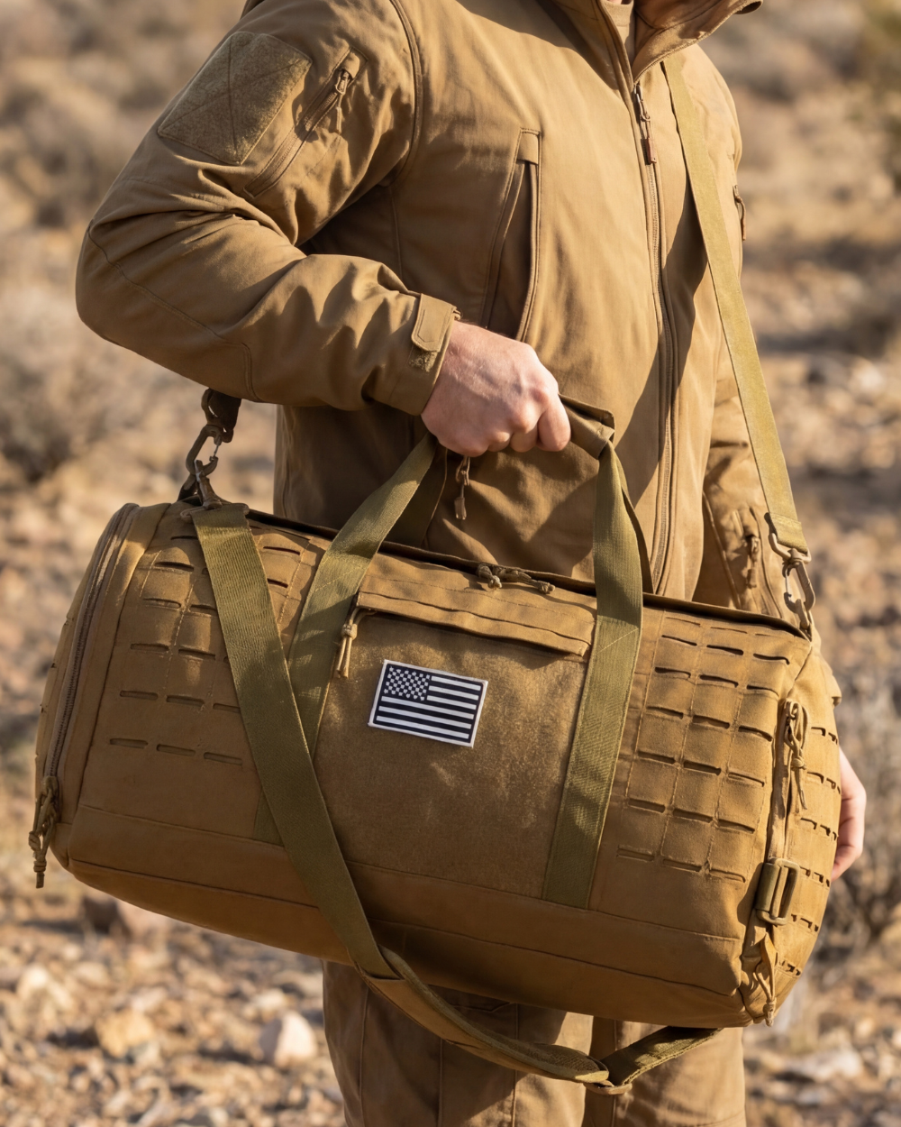 40L Tactical Sports Duffel Bag – Gym, Travel & Outdoor Training Bag
