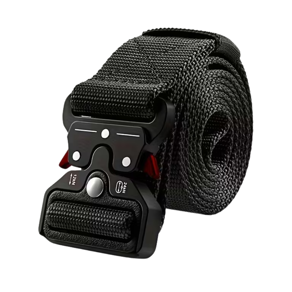 Tactical Belt with Adjustable Safety Buckle