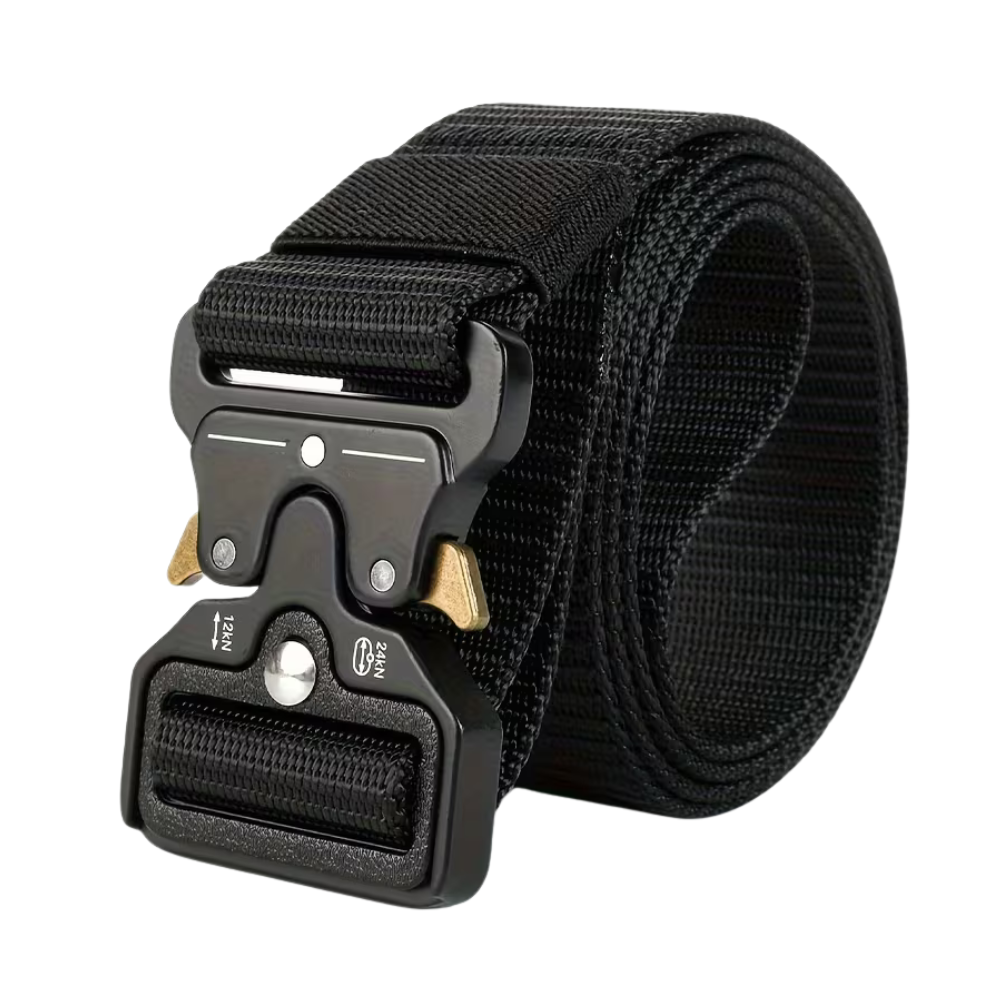 Tactical Belt with Adjustable Safety Buckle