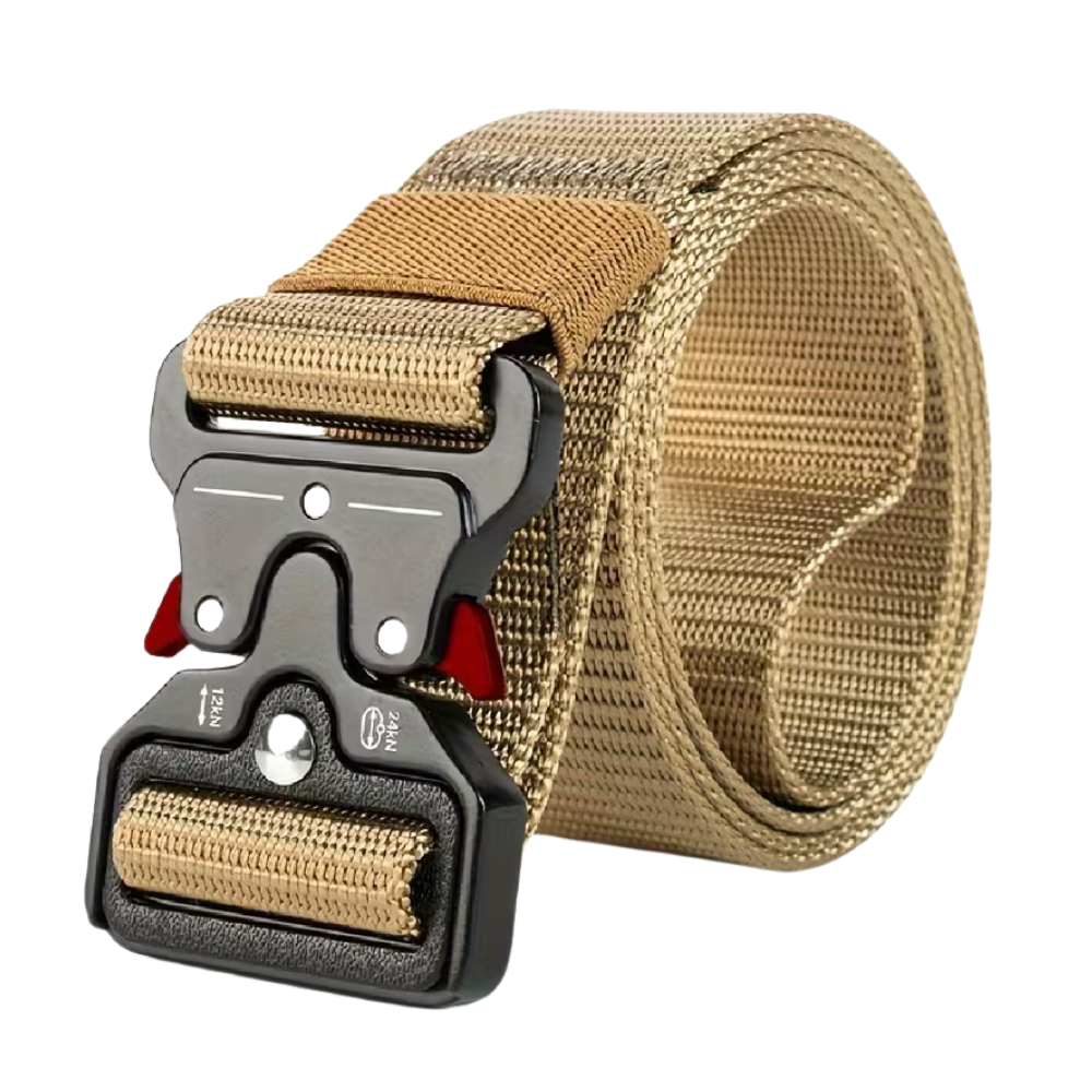 Tactical Belt with Adjustable Safety Buckle
