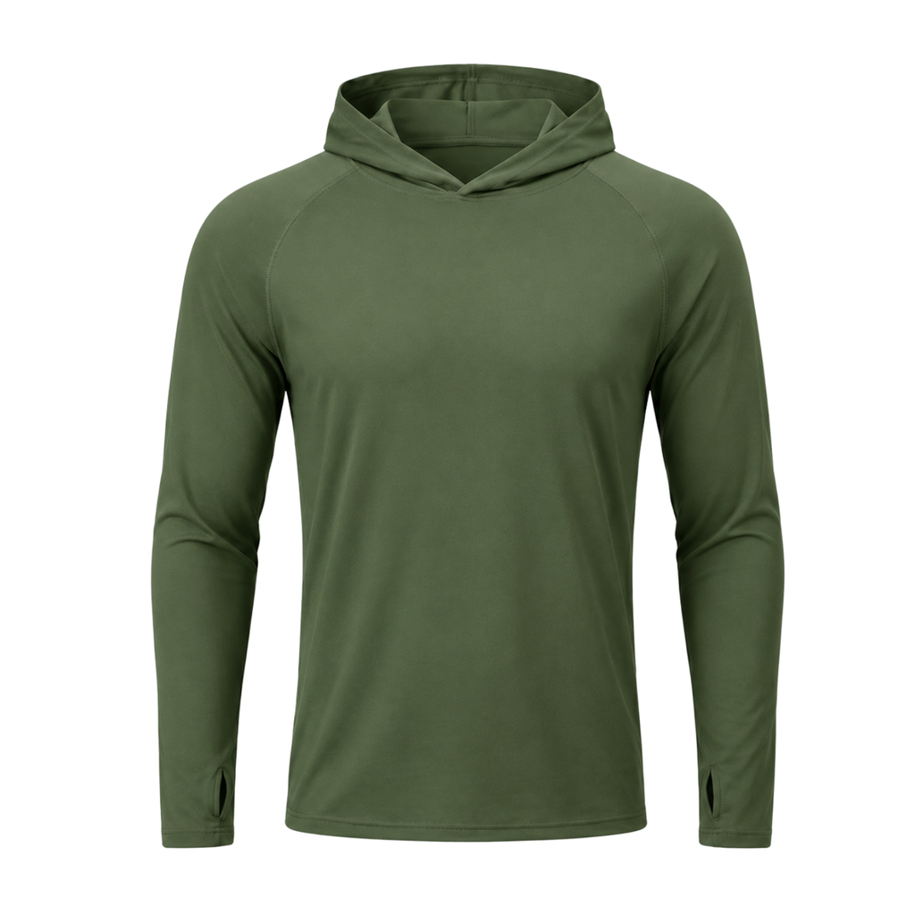 Men's UPF 50+ Sun Breathable Hoodie – Quick-Dry UV Protection Hoodie
