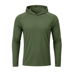 Men's UPF 50+ Sun Breathable Hoodie – Quick-Dry UV Protection Hoodie