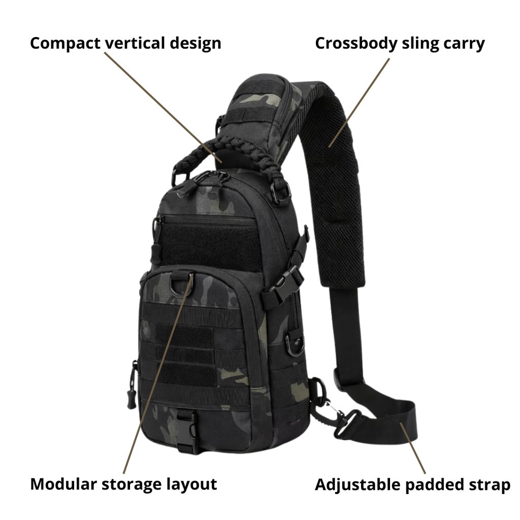 Tactical Crossbody Bag – Modular Utility & On-the-Go Access