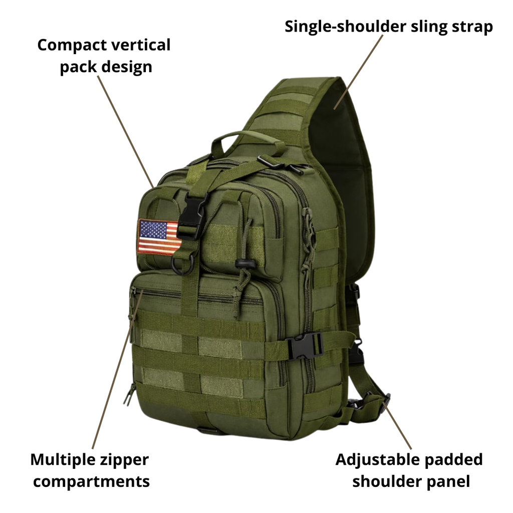 Tactical Sling Backpack – Compact Carry