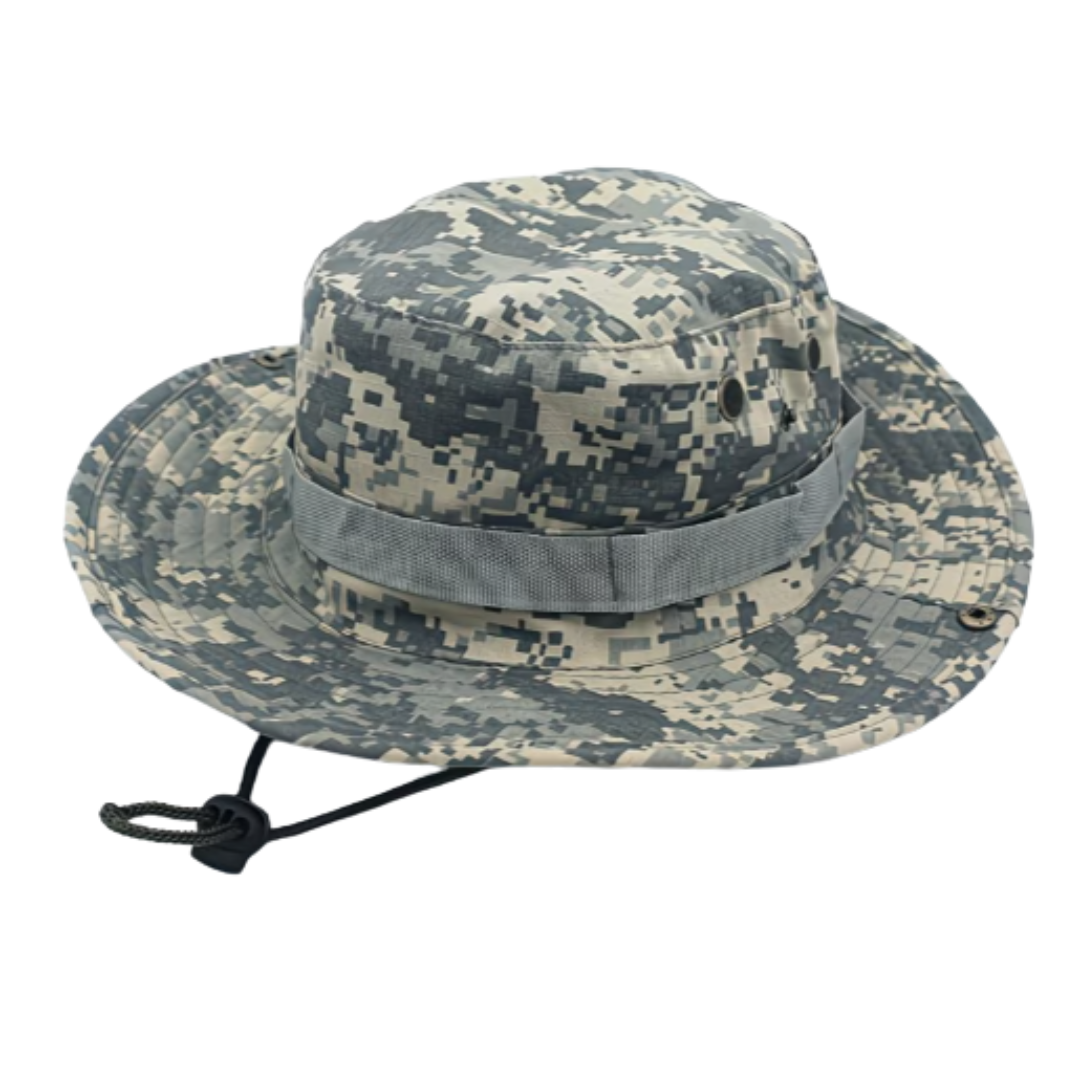 Wide-Brim Tactical Boonie Hat – Lightweight All-Season Field Headwear