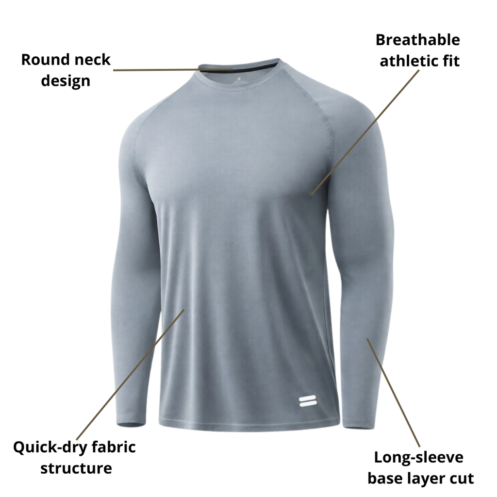 Men’s Performance Base Layer Long Sleeve – Quick-Dry