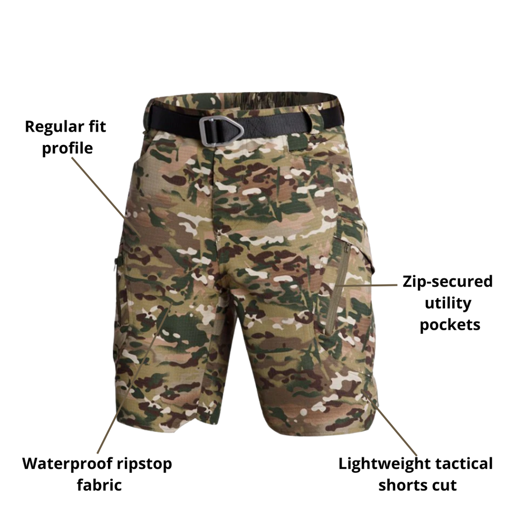 Men’s Tactical Shorts – Waterproof Ripstop & Hot-Weather Field Performance