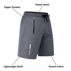 Men’s Performance Fitness Shorts – Stretch Comfort & Active Mobility