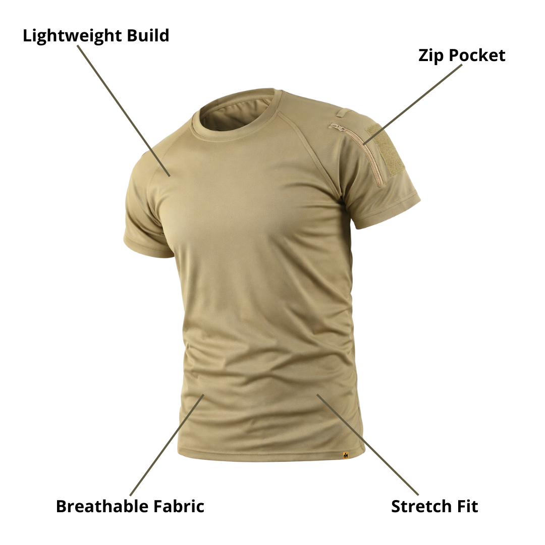 Men’s Performance Outdoor T-Shirt – Breathable Comfort & Active Utility