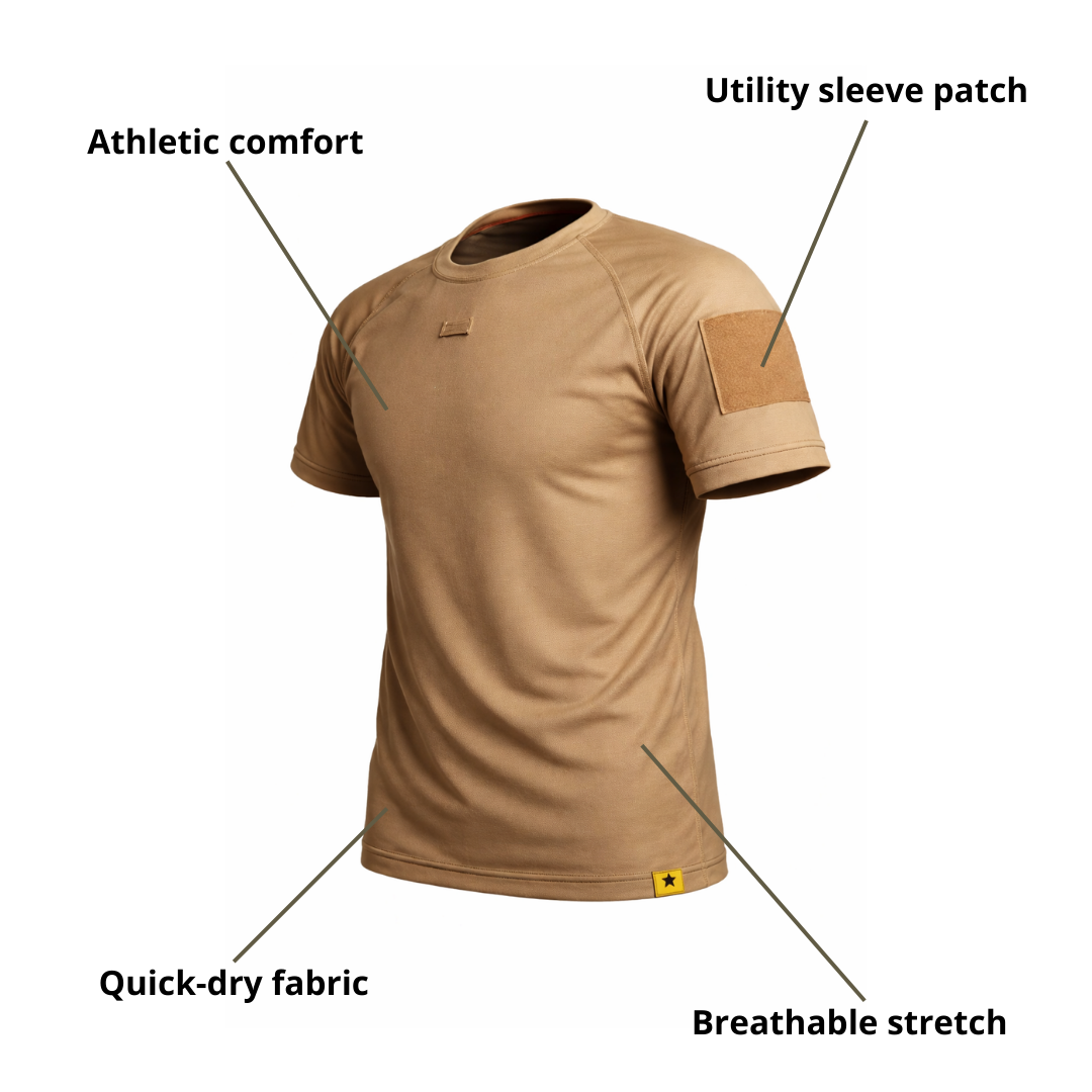 Men’s Performance Outdoor T-Shirt – Quick-Dry & Breathable Comfort