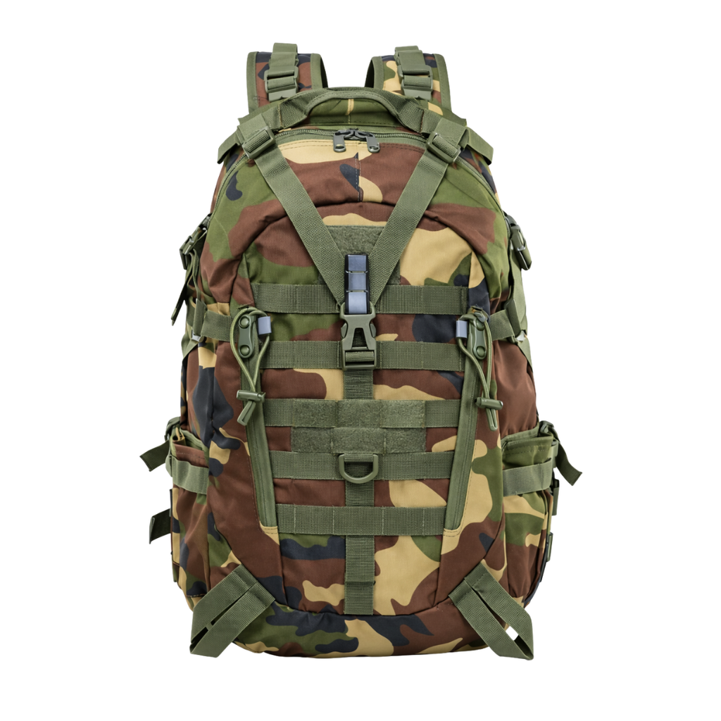 40L Tactical Outdoor Backpack – MOLLE Survival & Hiking Pack
