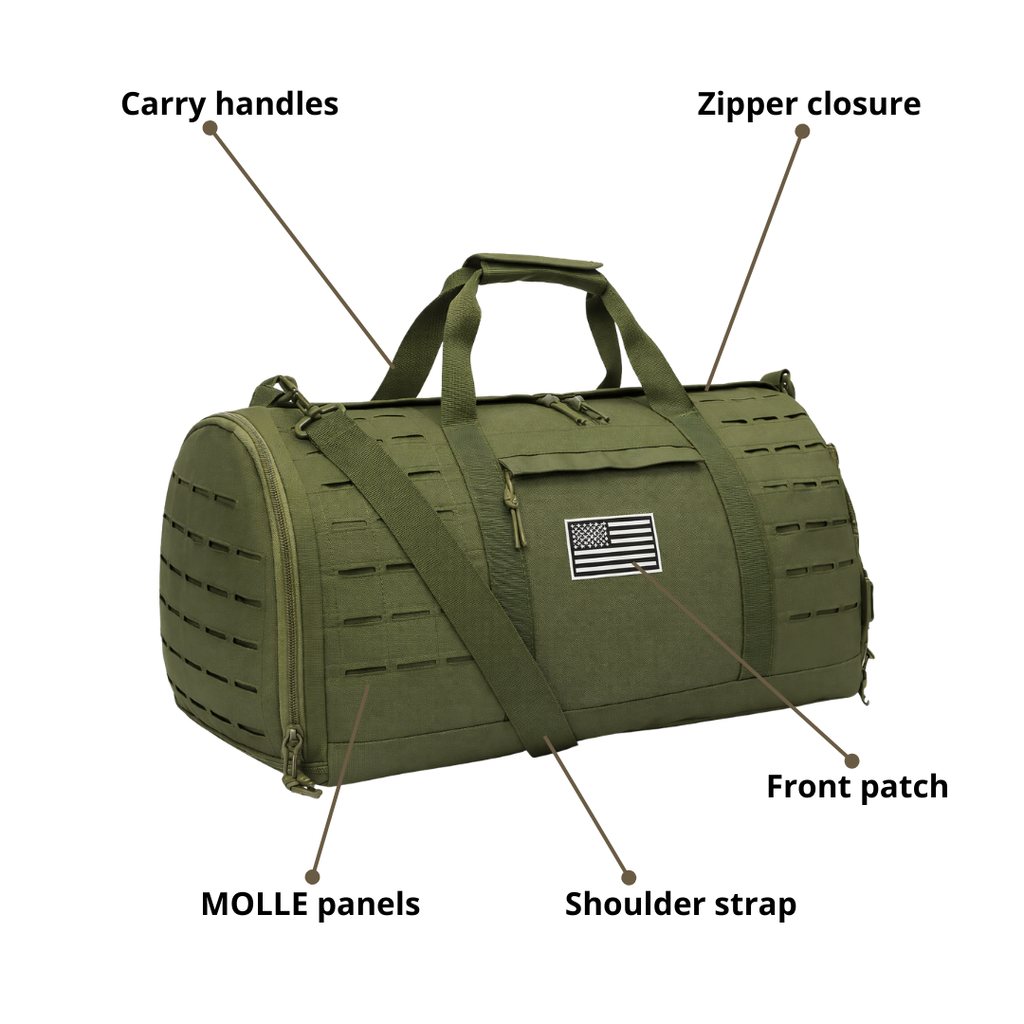 40L Tactical Sports Duffel Bag – Gym, Travel & Outdoor Training Bag