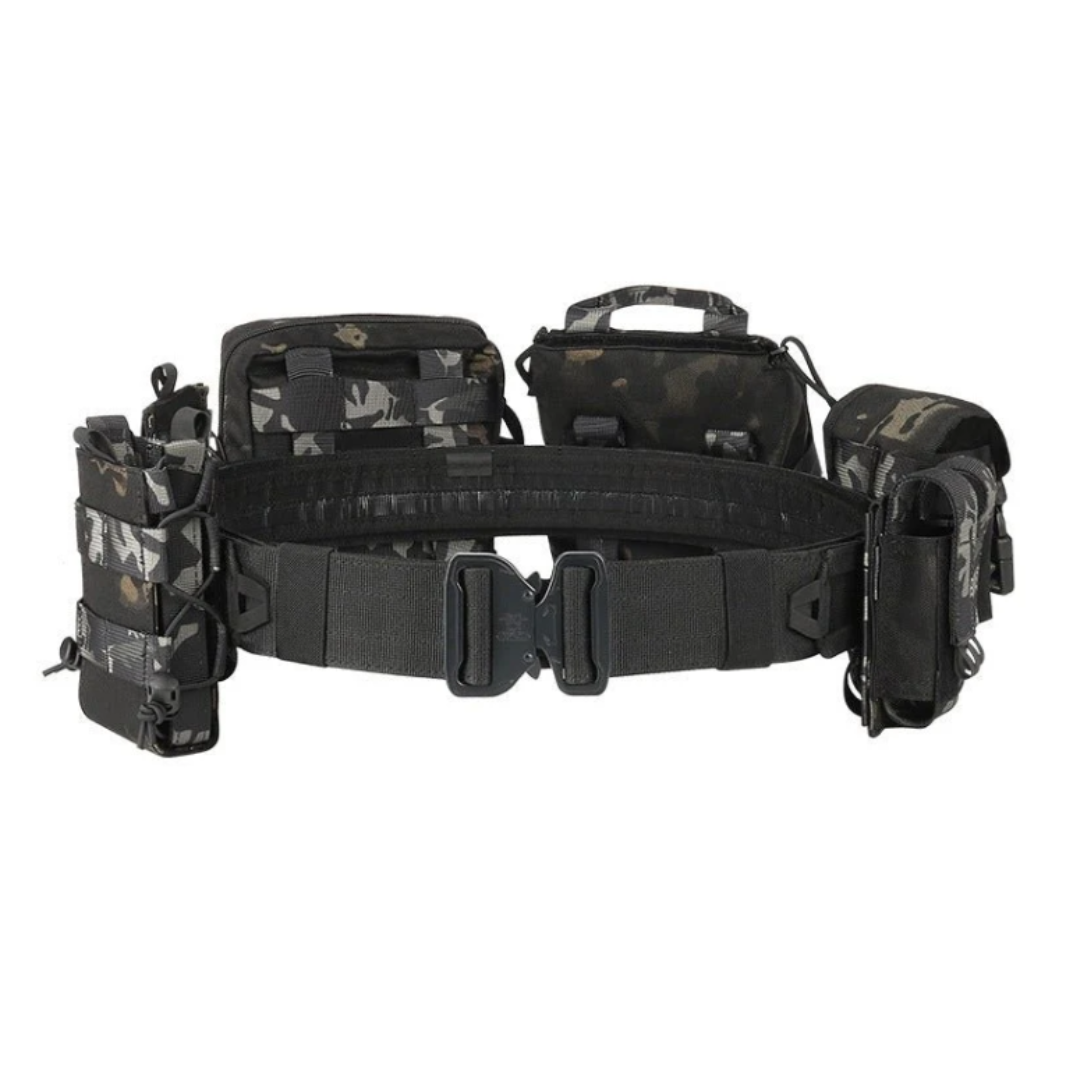Elite Survival 8-Set Pro Tactical MOLLE Belt – Modular Duty System