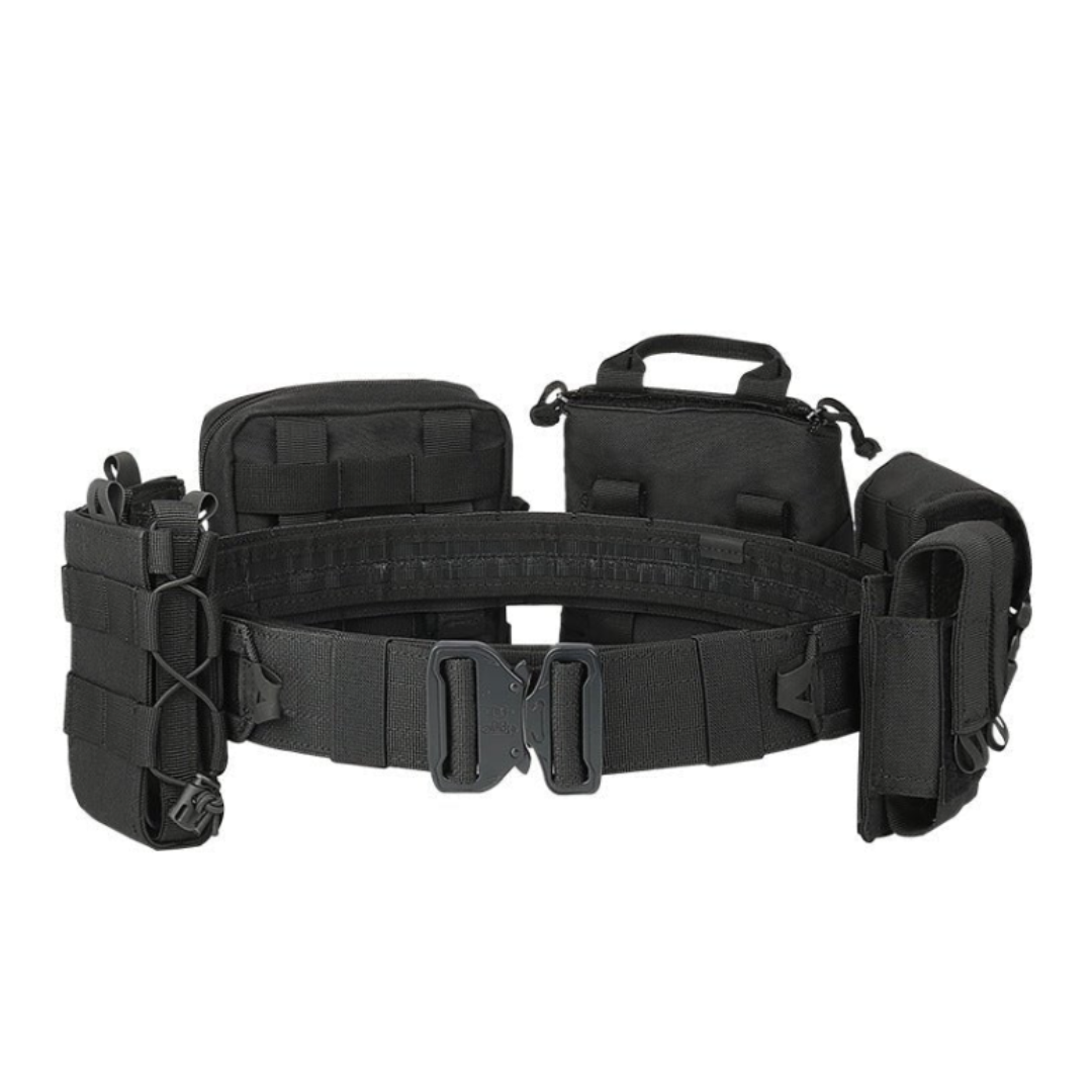 Elite Survival 8-Set Pro Tactical MOLLE Belt – Modular Duty System
