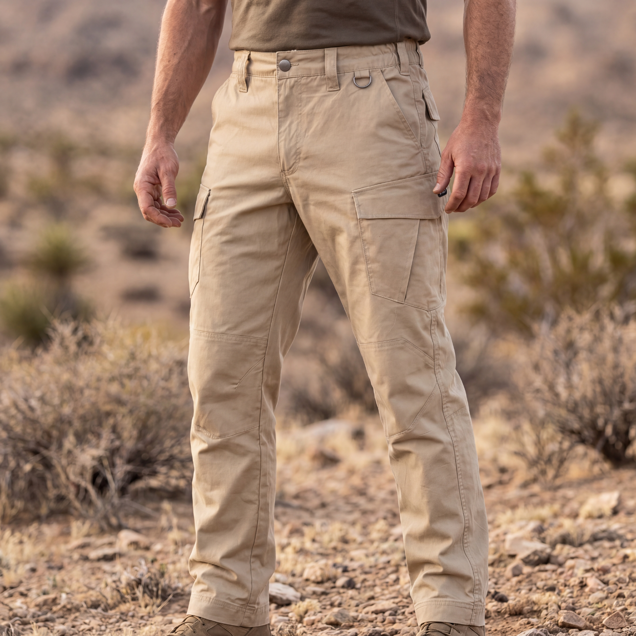 Men’s Waterproof Combat Tactical Pants – Ripstop Utility & Reinforced Design