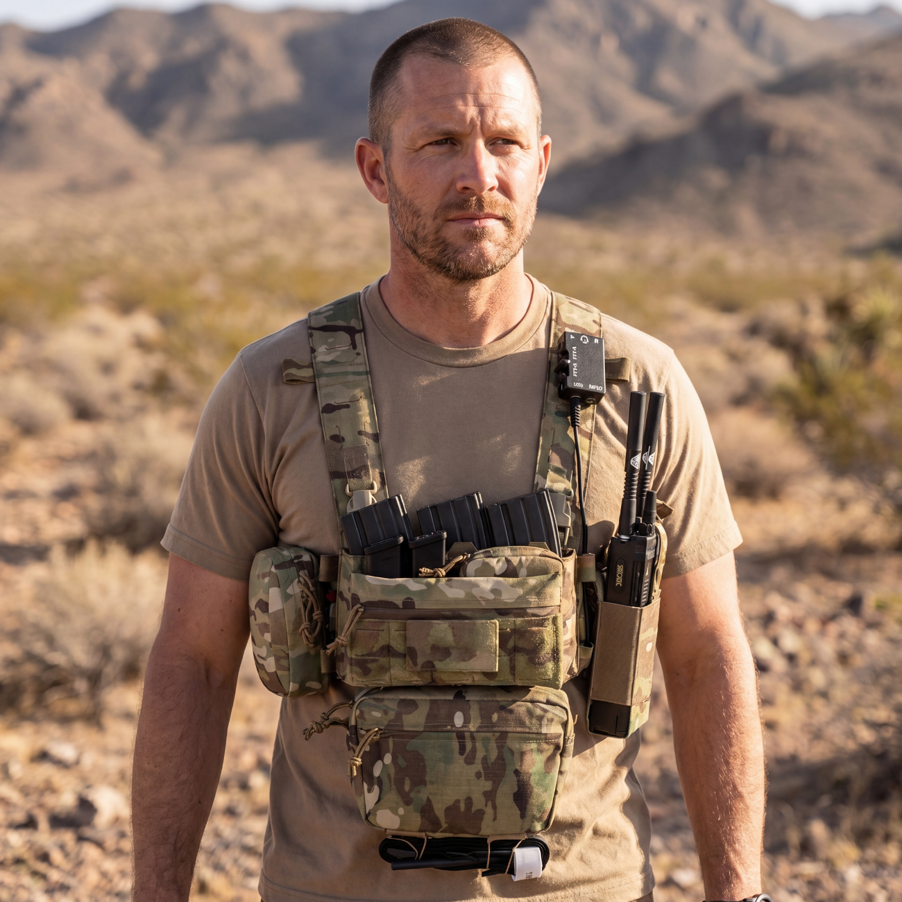 Modular Tactical Chest Rig – Multi Pouch Combat Loadout System