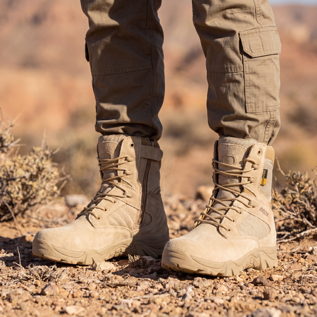 Men’s Waterproof Tactical Boots – Lightweight Combat & Hiking Support