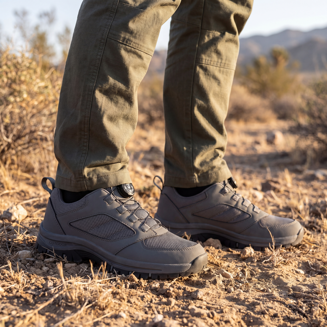 Men’s Tactical Shoes – Lightweight Grip & Outdoor Comfort