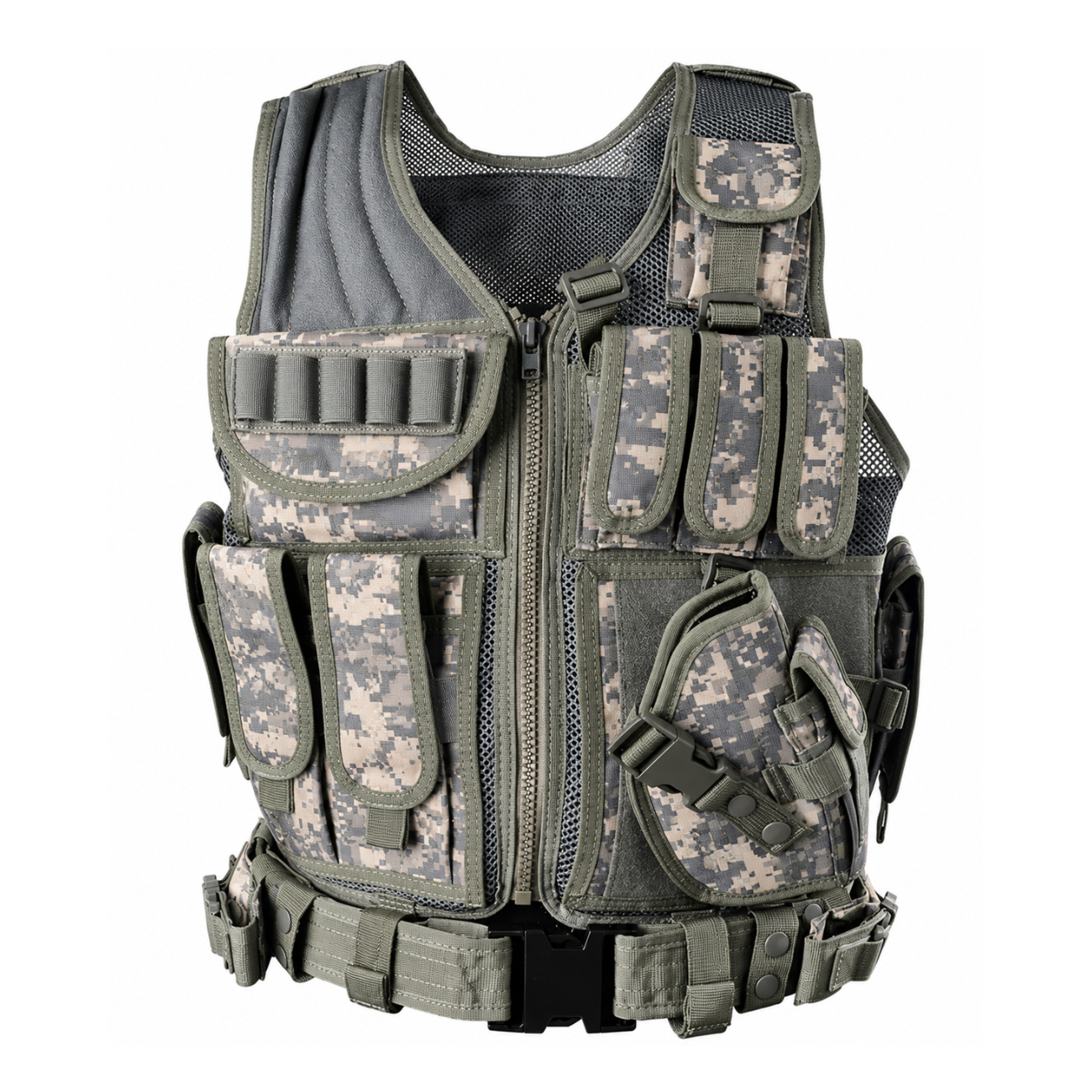 Lightweight Tactical Combat Vest – Modular Utility & Ventilated Design
