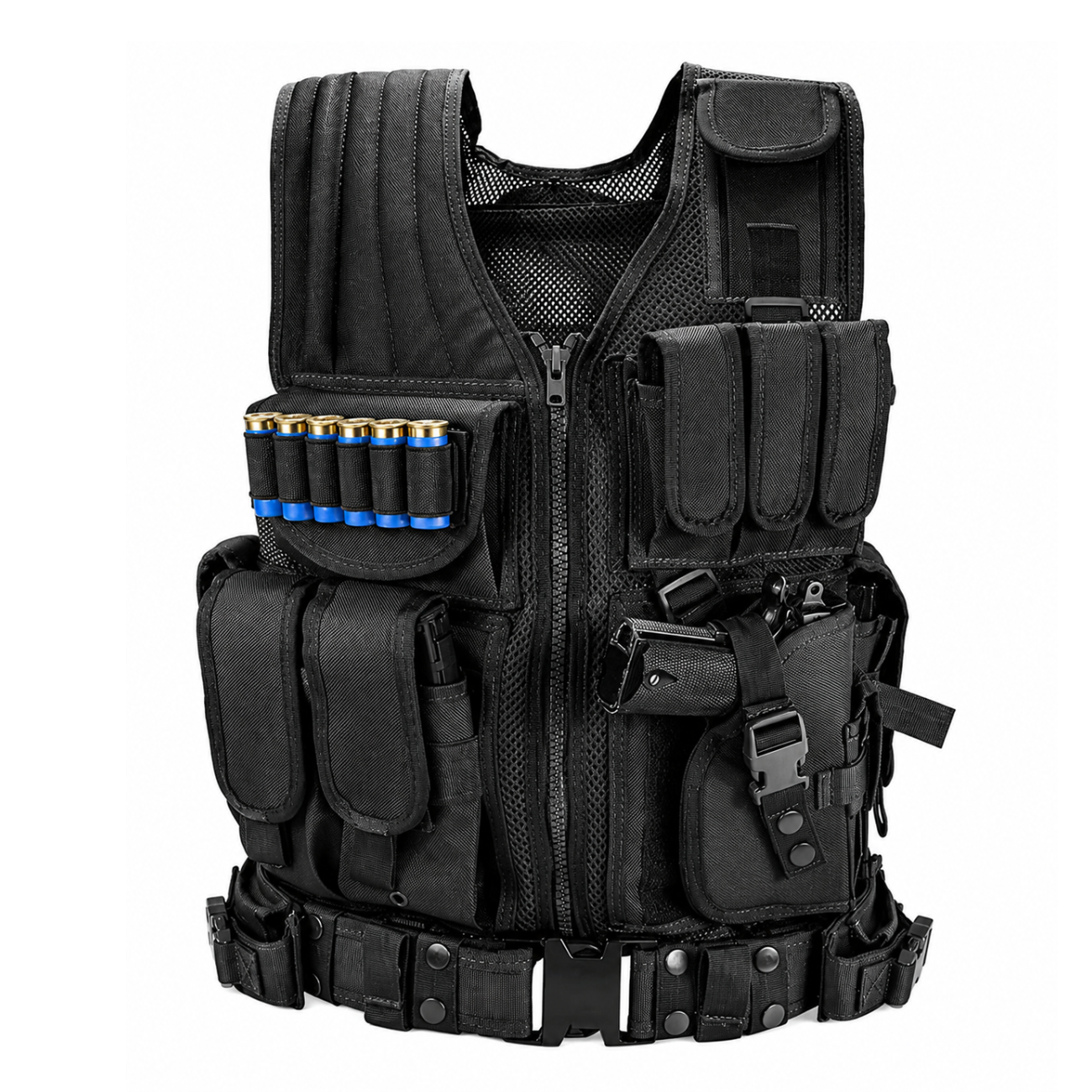 Lightweight Tactical Combat Vest – Modular Utility & Ventilated Design