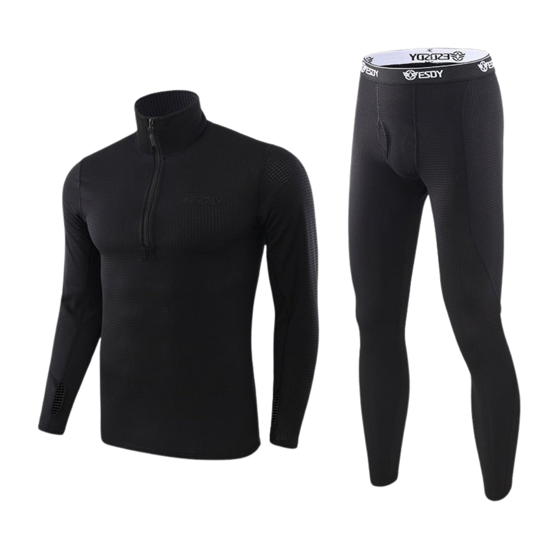 Tactical Warm Fleece Thermal Underwear Set – Insulated Base Layer