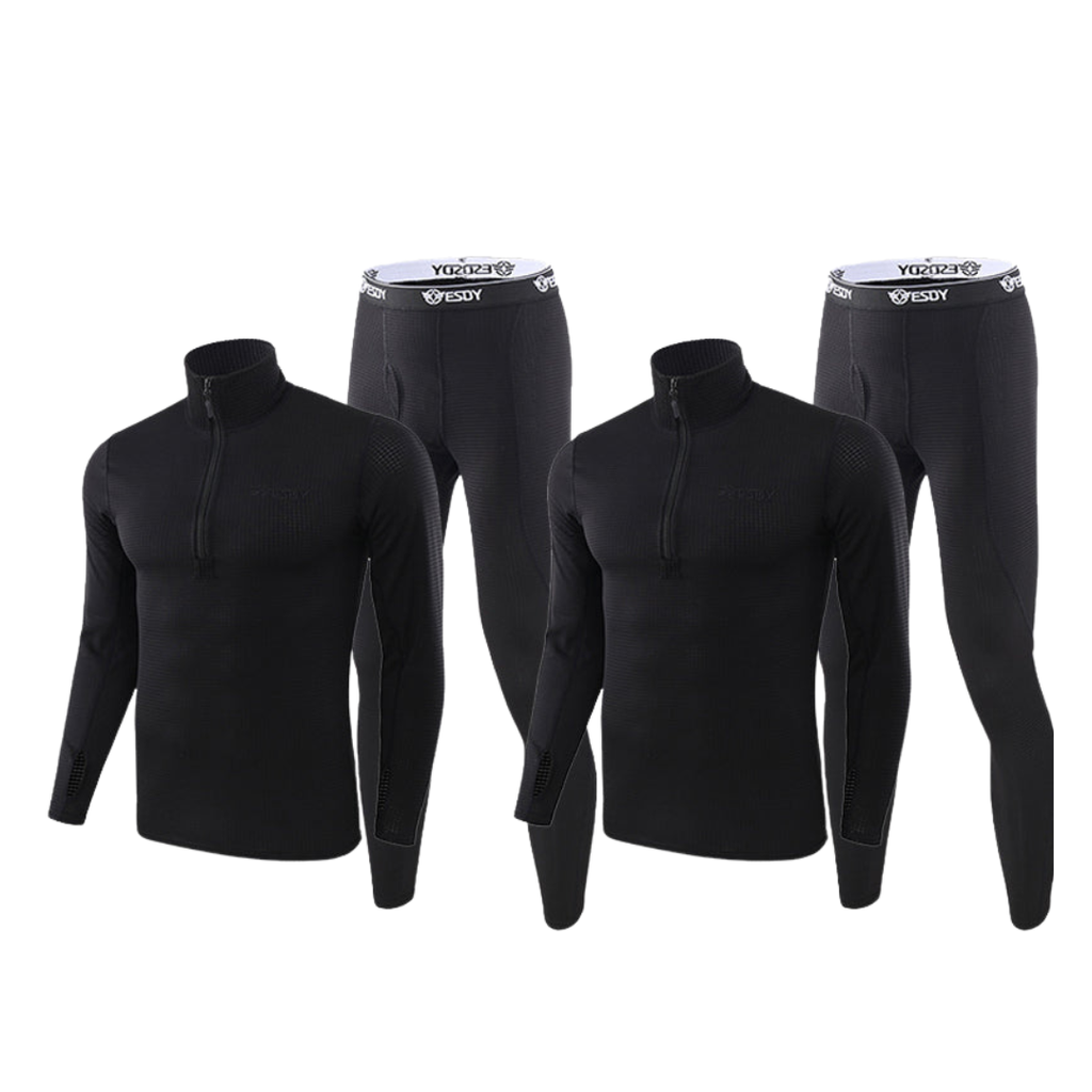 Tactical Warm Fleece Thermal Underwear Set – Insulated Base Layer