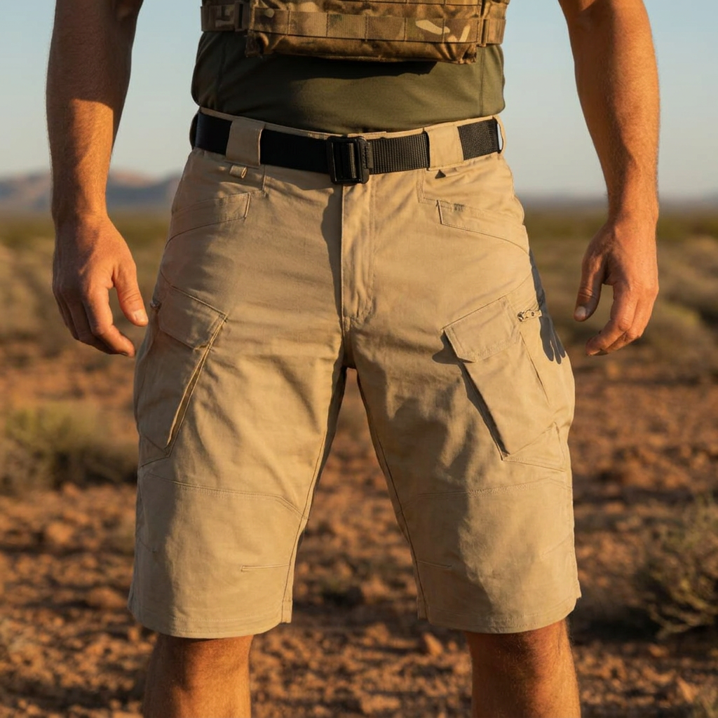 Men’s Tactical Cargo Shorts – Utility Pockets & Regular Fit