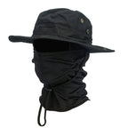 Men's Tactical Sun Hat - UV Protection Boonie Hat with Balaclava